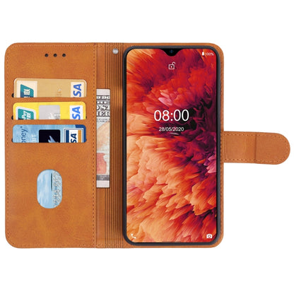 Leather Phone Case For Ulefone Note 8P / Note 8(Brown) - Ulefone Cases by buy2fix | Online Shopping UK | buy2fix