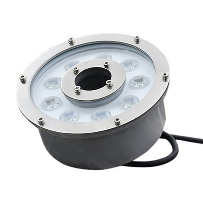 18W Landscape Ring LED Aluminum Alloy Underwater Fountain Light(Warm Light) - Underwater Lights by buy2fix | Online Shopping UK | buy2fix