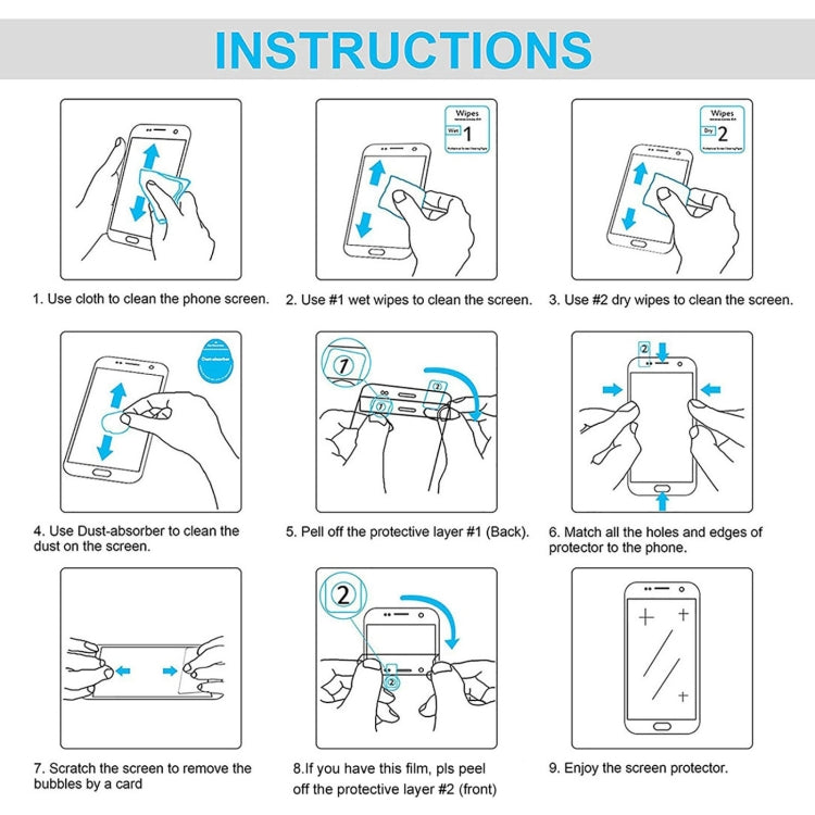 10 PCS 0.26mm 9H 2.5D Tempered Glass Film For Doogee S70 Lite - For Doogee by buy2fix | Online Shopping UK | buy2fix