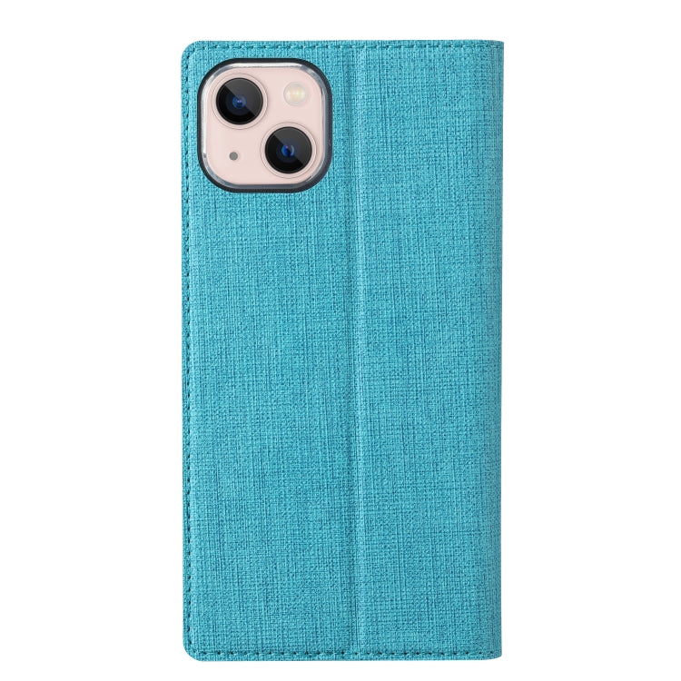 For iPhone 13 ViLi DMX Series Shockproof Magsafe Magnetic Horizontal Flip Leather Phone Case(Blue) - iPhone 13 Cases by ViLi | Online Shopping UK | buy2fix