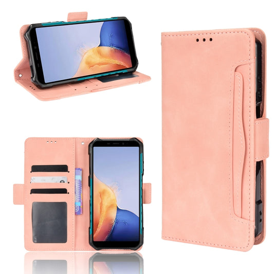 For Ulefone Armor X9 Skin Feel Calf Pattern Leather Phone Case(Pink) - Ulefone Cases by buy2fix | Online Shopping UK | buy2fix