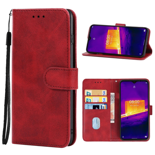 Leather Phone Case For Ulefone Armor 9(Red) - Ulefone Cases by buy2fix | Online Shopping UK | buy2fix