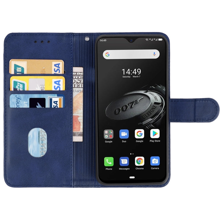 Leather Phone Case For Ulefone Armor 7E(Blue) - Ulefone Cases by buy2fix | Online Shopping UK | buy2fix