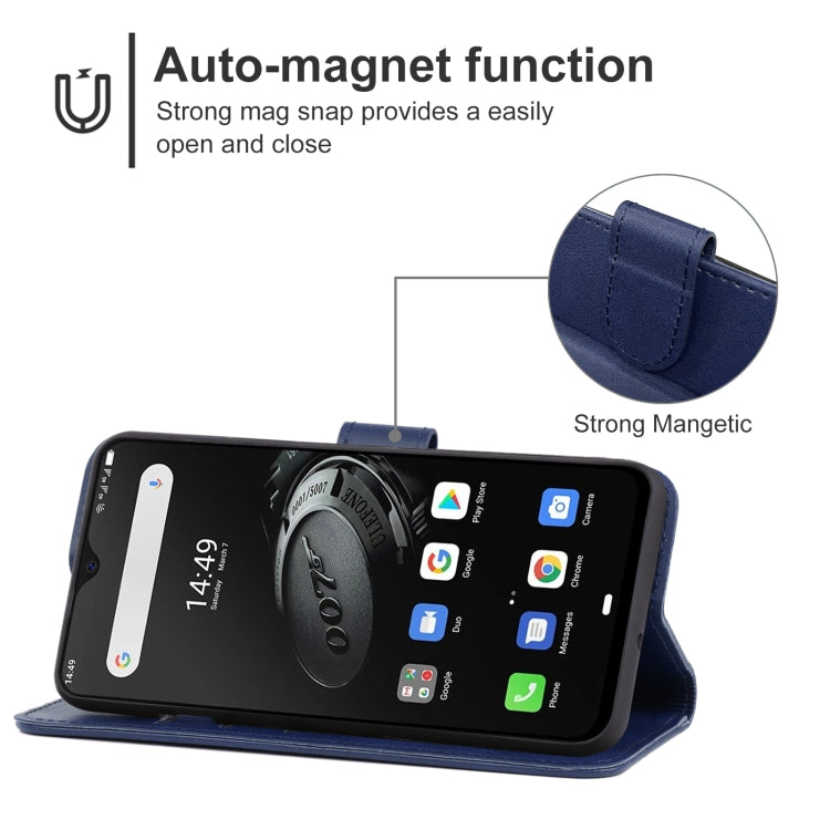 Leather Phone Case For Ulefone Armor 7E(Blue) - Ulefone Cases by buy2fix | Online Shopping UK | buy2fix