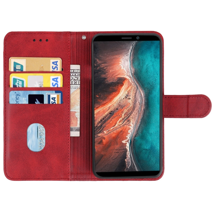 Leather Phone Case For Ulefone P6000 Plus(Red) - Ulefone Cases by buy2fix | Online Shopping UK | buy2fix