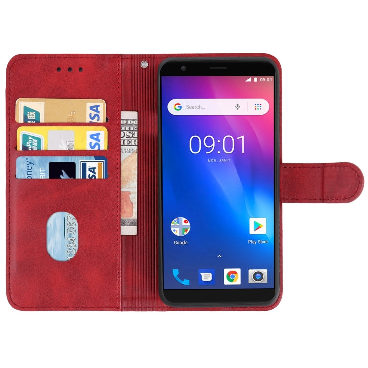 Leather Phone Case For Ulefone S1(Red) - Ulefone Cases by buy2fix | Online Shopping UK | buy2fix