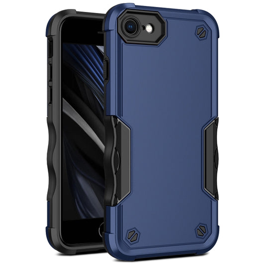 For iPhone SE 2022 / SE 2020 / 8 / 7 Non-slip Armor Phone Case(Blue) - iPhone SE 2022 / 2020 / 8 / 7 Cases by buy2fix | Online Shopping UK | buy2fix