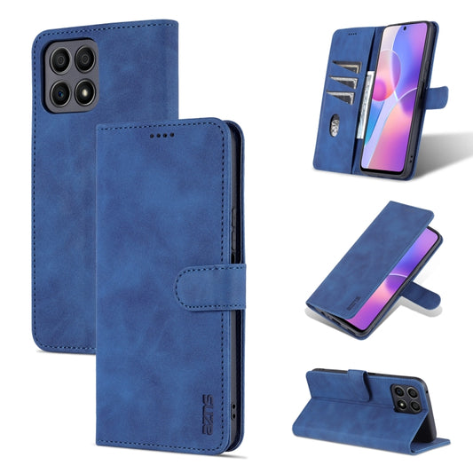 For Honor X30i AZNS Skin Feel Calf Texture Horizontal Flip Leather Phone Case(Blue) - Honor Cases by AZNS | Online Shopping UK | buy2fix