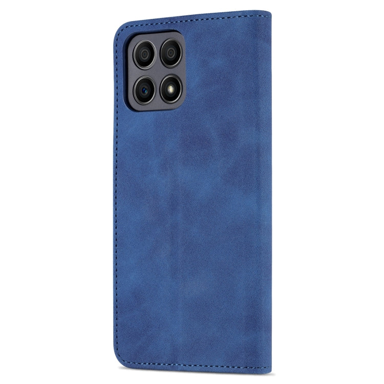 For Honor X30i AZNS Skin Feel Calf Texture Horizontal Flip Leather Phone Case(Blue) - Honor Cases by AZNS | Online Shopping UK | buy2fix