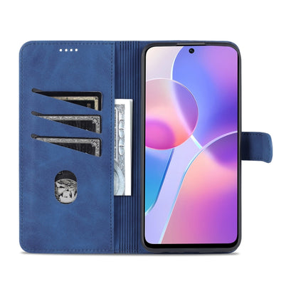 For Honor X30i AZNS Skin Feel Calf Texture Horizontal Flip Leather Phone Case(Blue) - Honor Cases by AZNS | Online Shopping UK | buy2fix