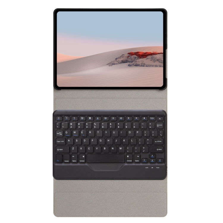 SFGO Tree Texture Bluetooth Keyboard Leather Case For Microsoft Surface Go 4 / 3 / 2 / 1(Black + Black) - Others Keyboard by buy2fix | Online Shopping UK | buy2fix