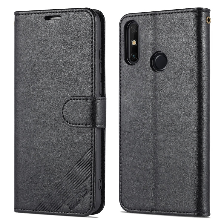 For Huawei Enjoy 20e AZNS Sheepskin Texture Flip Leather Phone Case(Black) - Huawei Cases by AZNS | Online Shopping UK | buy2fix