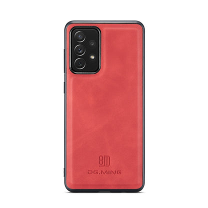 For Samsung Galaxy A73 5G DG.MING M1 Series 3-Fold Multi Card Wallet  Phone Case(Red) - Galaxy Phone Cases by DG.MING | Online Shopping UK | buy2fix