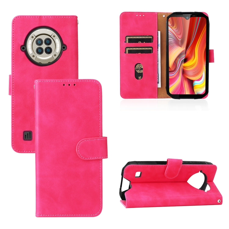 For DOOGEE S96 Pro Skin Feel Magnetic Buckle Calf Texture PU Phone Case(Rose Red) - Doogee Cases by buy2fix | Online Shopping UK | buy2fix