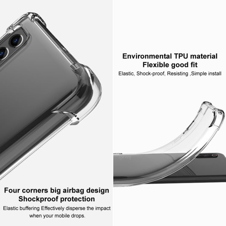 For Honor 60 5G imak All-inclusive Shockproof Airbag TPU Case with Screen Protector(Transparent) - Honor Cases by imak | Online Shopping UK | buy2fix