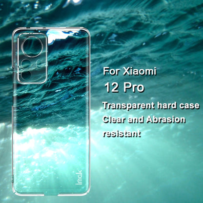 For Xiaomi 12 Pro IMAK Wing II Pro Series Wear-resisting Crystal Phone Protective Case(Transparent) - Xiaomi Cases by imak | Online Shopping UK | buy2fix