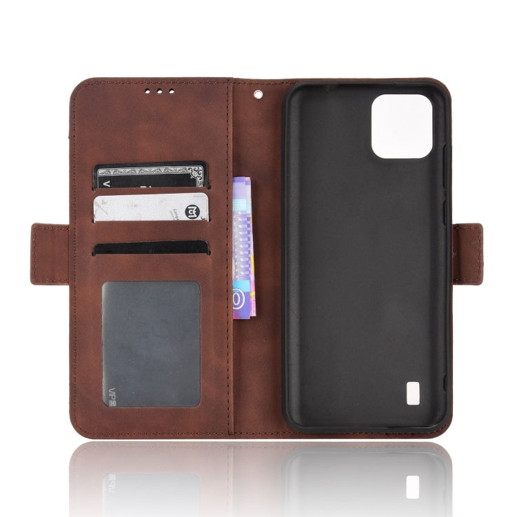 For Blackview A55 Skin Feel Calf Pattern Leather Phone Case(Brown) - More Brand by buy2fix | Online Shopping UK | buy2fix