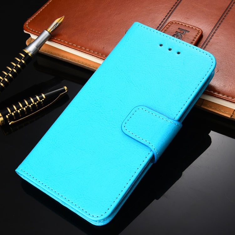 For Ulefone Note 6 / Note 6P Crystal Texture Leather Phone Case(Light Blue) - Ulefone Cases by buy2fix | Online Shopping UK | buy2fix