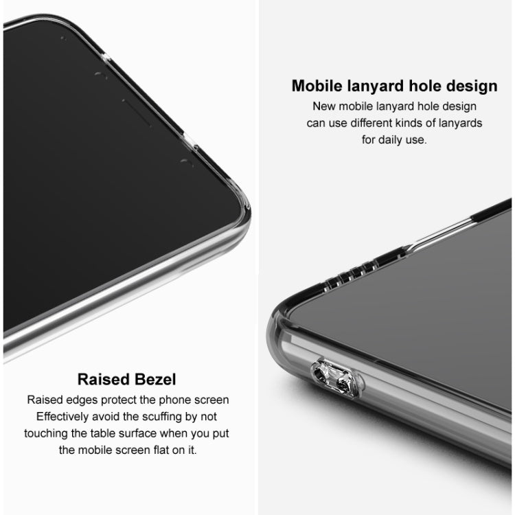 For Xiaomi Redmi K40S 5G IMAK UX-5 Series Transparent TPU Phone Case(Transparent Black) - Xiaomi Cases by imak | Online Shopping UK | buy2fix