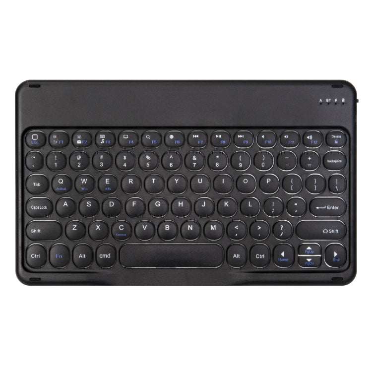 X4 Universal Round Keys Panel Spray Color Bluetooth Keyboard(Black) - Universal Keyboard by buy2fix | Online Shopping UK | buy2fix