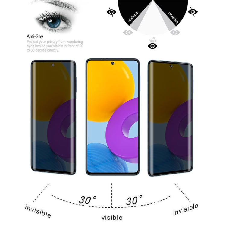 25 PCS Full Cover Anti-peeping Tempered Glass Film For Samsung Galaxy M52 5G - Galaxy Tempered Glass by buy2fix | Online Shopping UK | buy2fix