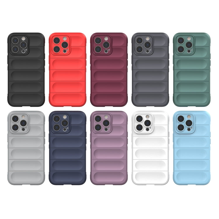 For iPhone 13 Pro Magic Shield TPU + Flannel Phone Case (White) - iPhone 13 Pro Cases by buy2fix | Online Shopping UK | buy2fix