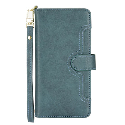 For Doogee S88 Pro / S88 Plus Litchi Texture Zipper Leather Phone Case(Green) - Doogee Cases by buy2fix | Online Shopping UK | buy2fix