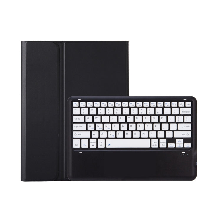 T800B Pen Slot Detachable Bluetooth Keyboard Leather Tablet Case For Samsung Galaxy Tab S8+/S7+/S7 FE(Black) - Samsung Keyboard by buy2fix | Online Shopping UK | buy2fix