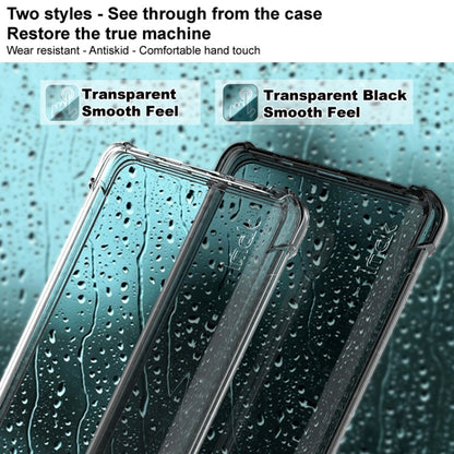 For Xiaomi Black Shark 5 imak TPU Phone Case with Screen Protector(Transparent Black) - Xiaomi Cases by imak | Online Shopping UK | buy2fix