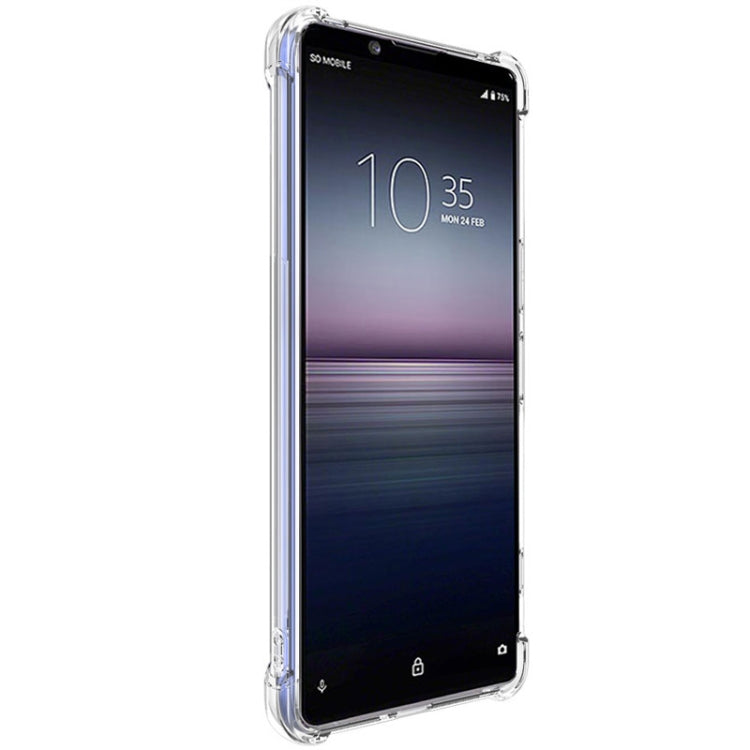 For Sony Xperia 1 IV imak All-inclusive Shockproof Airbag TPU Case with Screen Protector(Transparent) - Sony Cases by imak | Online Shopping UK | buy2fix