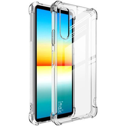 For Sony Xperia 10 IV imak All-inclusive Shockproof Airbag TPU Case with Screen Protector(Transparent) - Sony Cases by imak | Online Shopping UK | buy2fix
