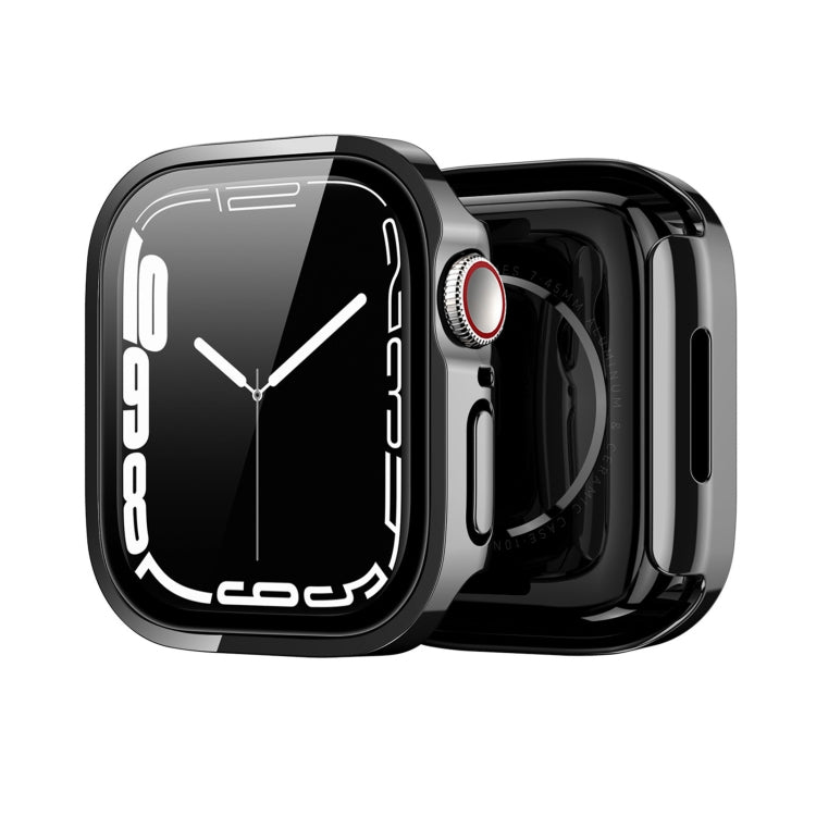 DUX DUCIS Electroplated PC Watch Case For Apple Watch Series 9 / 8 / 7 41mm(Black) - Watch Cases by DUX DUCIS | Online Shopping UK | buy2fix