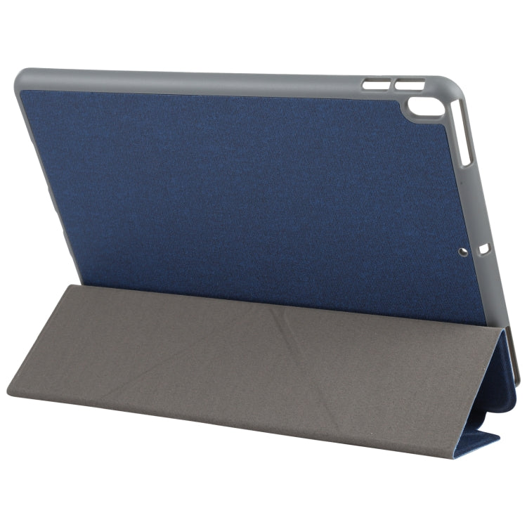 Mutural King Kong Series Deformation Holder Leather Tablet Case For iPad Pro 10.5 2019 / 2017(Blue) - iPad Pro 10.5 inch Cases by Mutural | Online Shopping UK | buy2fix