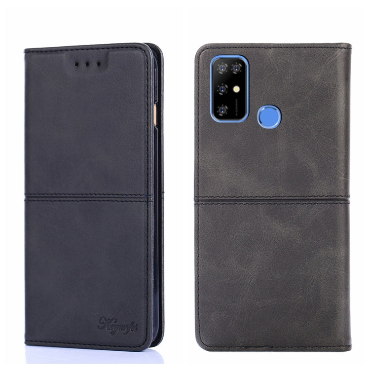 For Doogee X96 Pro Cow Texture Magnetic Horizontal Flip Leather Phone Case(Black) - Doogee Cases by buy2fix | Online Shopping UK | buy2fix