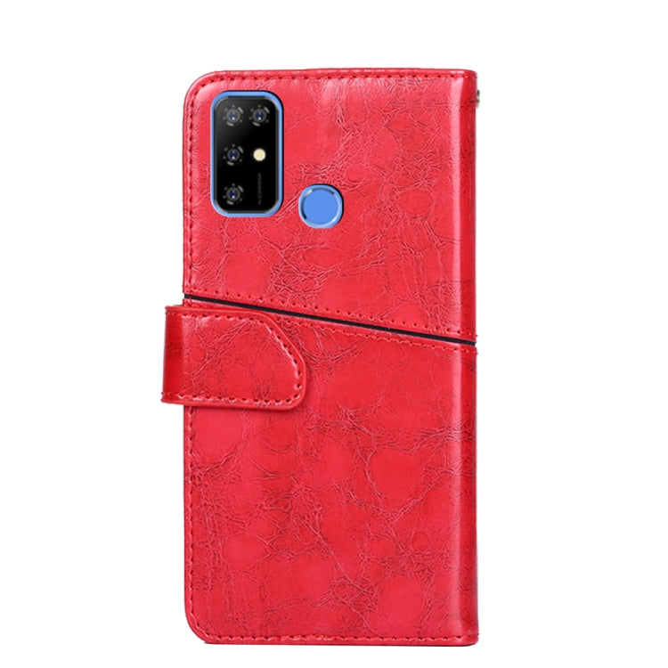 For Doogee X96 Pro Geometric Stitching Horizontal Flip Leather Phone Case(Red) - Doogee Cases by buy2fix | Online Shopping UK | buy2fix