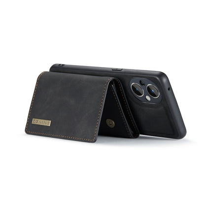 For OnePlus Nord N20 5G DG.MING M1 Series 3-Fold Multi Card Wallet + Magnetic Phone Case(Black) - OnePlus Cases by DG.MING | Online Shopping UK | buy2fix