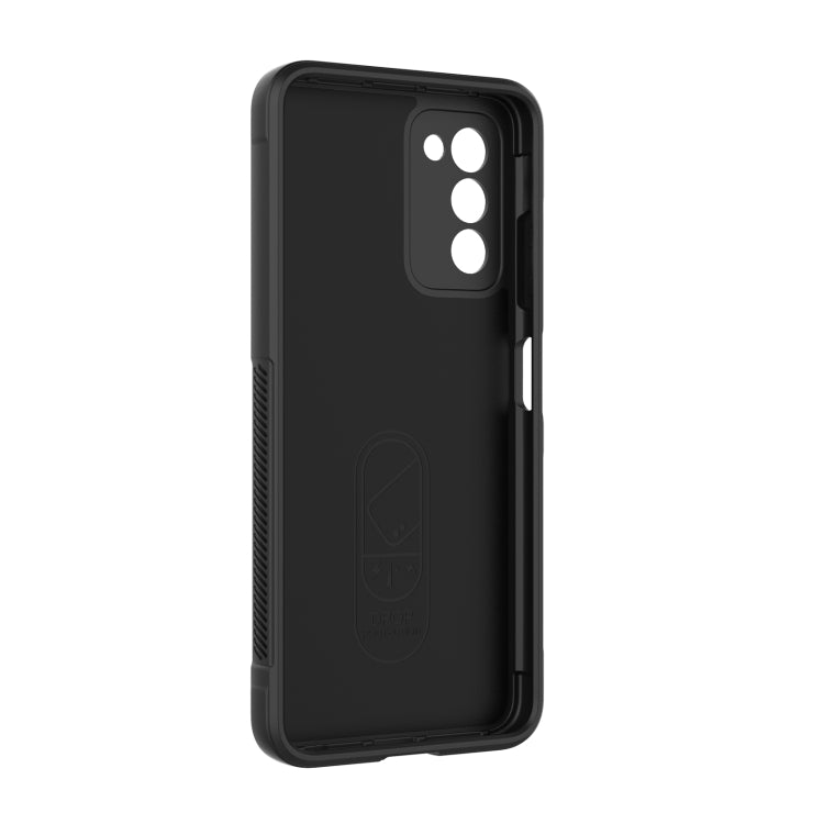 For Samsung Galaxy A03S North US Version 165.8mm Magic Shield TPU + Flannel Phone Case(Dark Grey) - Galaxy Phone Cases by buy2fix | Online Shopping UK | buy2fix