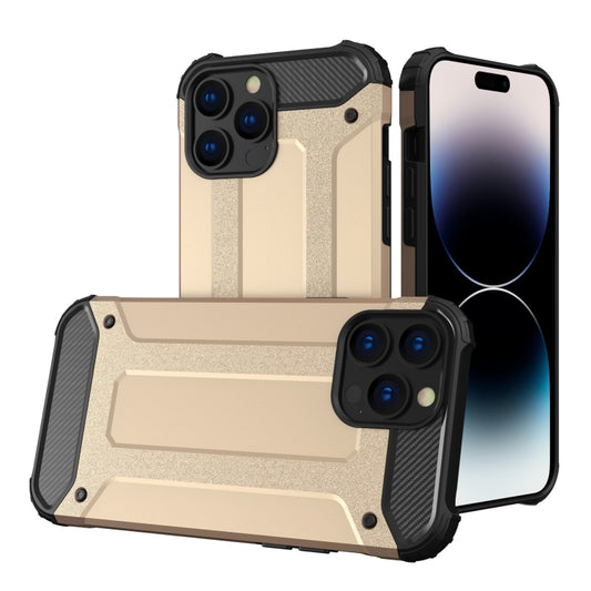 For iPhone 14 Pro Magic Armor TPU Phone Case(Gold) - iPhone 14 Pro Cases by buy2fix | Online Shopping UK | buy2fix