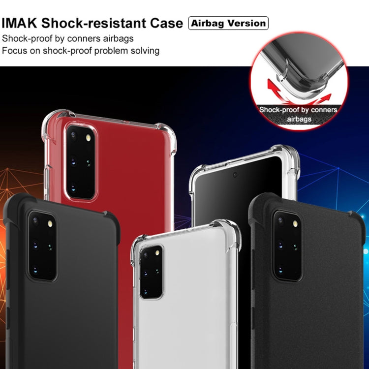 For Galaxy S20+ 5G IMAK All-inclusive Shockproof Airbag TPU Protective Case, with Screen Protector(Transparent) - Galaxy Phone Cases by imak | Online Shopping UK | buy2fix