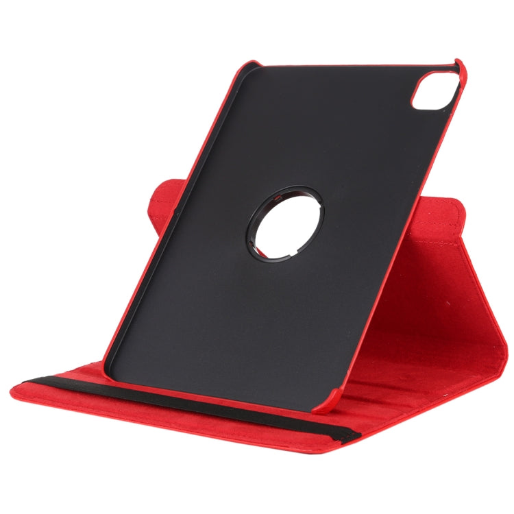 For iPad Air 13 2024 / iPad Pro 12.9 2022 / 2021 / 2020 Litchi Texture Horizontal Flip 360 Degrees Rotation Leather Tablet Case with Holder(Red) - iPad Pro 12.9 (2022/2021) Cases by buy2fix | Online Shopping UK | buy2fix