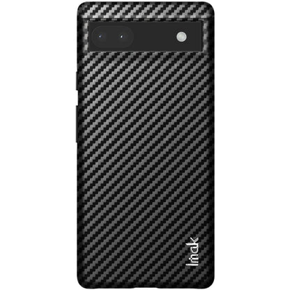 For Google Pixel 6a IMAK Ruiyi Series Carbon Fiber PU + PC Phone Case(Black) - Google Cases by imak | Online Shopping UK | buy2fix