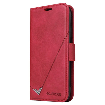 For Huawei P20 Lite GQUTROBE Right Angle Leather Phone Case(Red) - Huawei Cases by GQUTROBE | Online Shopping UK | buy2fix