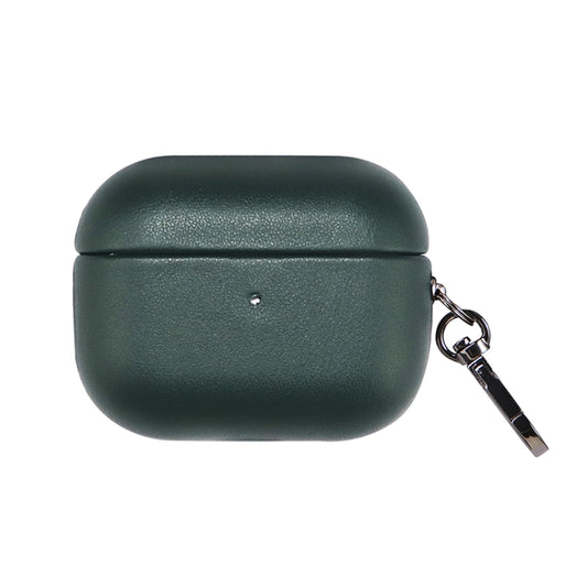 For Apple AirPods Pro 2 PU Leather Wireless Bluetooth Earphone Protective Case(Dark Green) - For AirPods Pro 2 by buy2fix | Online Shopping UK | buy2fix