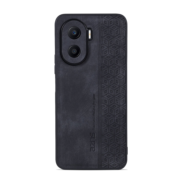 For Honor X40i AZNS 3D Embossed Skin Feel Phone Case(Black) - Honor Cases by AZNS | Online Shopping UK | buy2fix