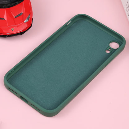 For iPhone XR Liquid Silicone Full Coverage Shockproof Magsafe Phone Case(Deep Green) - More iPhone Cases by buy2fix | Online Shopping UK | buy2fix