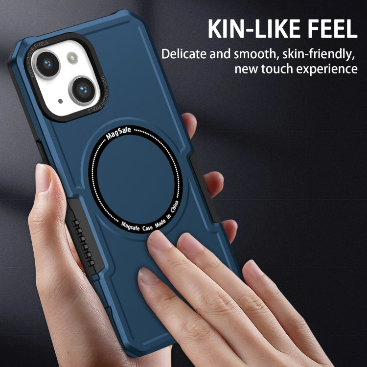 For iPhone 14 MagSafe Shockproof Armor Phone Case(Dark Blue) - iPhone 14 Cases by buy2fix | Online Shopping UK | buy2fix