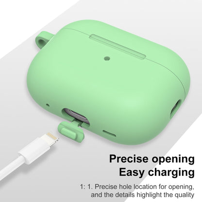 For AirPods Pro 2 Thickened One-piece Shockproof Earphone Case(Mint Green) - For AirPods Pro 2 by buy2fix | Online Shopping UK | buy2fix