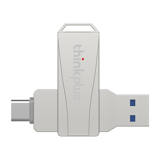 Lenovo Thinkplus MU252 USB 3.1 + USB-C / Type-C Flash Drive, Memory:64GB (Silver) - USB Flash Drives by Lenovo | Online Shopping UK | buy2fix