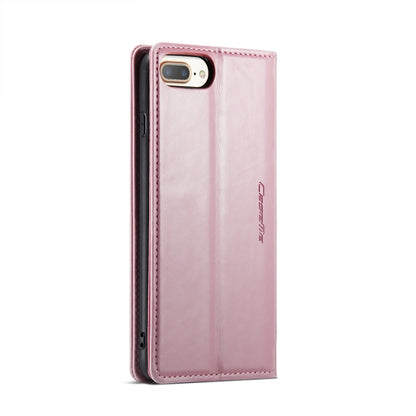 For iPhone 6 Plus/7 Plus/8 Plus CaseMe 003 Crazy Horse Texture Leather Phone Case(Rose Gold) - More iPhone Cases by CaseMe | Online Shopping UK | buy2fix