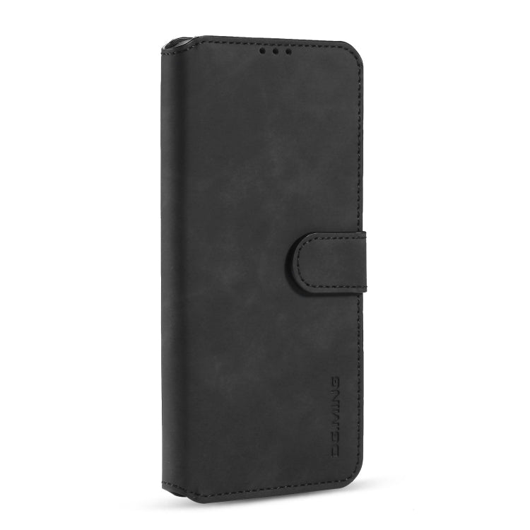 For Xiaomi Redmi Note 9S DG.MING Retro Oil Side Horizontal Flip Case with Holder & Card Slots & Wallet(Black) - Xiaomi Cases by DG.MING | Online Shopping UK | buy2fix